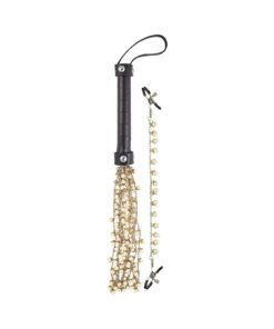 Luv Pearl Delight Whip & Nipple Clamps