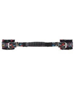 Ouch! Old School Tattoo Printed Cuffs W/ Strap Handle
