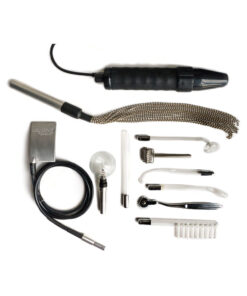 Kinklab Agent Noir Neon Wand Electrosex Kit