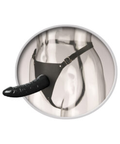Fetish Fantasy Leather Strap-on Black