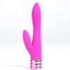Rechargeable Silicone Dual Vibe Victoria Neon Pink