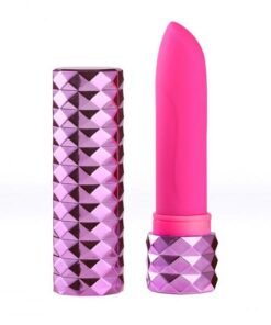 Roxie Crystal Gem Lipstick Vibrator Pink