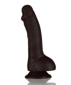 Phoenix 8 inches Realistic Silicone Dong Brown
