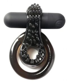 Jagger Vibrating Ring Erection Enhancer Black
