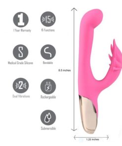 Maui Rechargeable Silicone Poseable 420 Rabbit