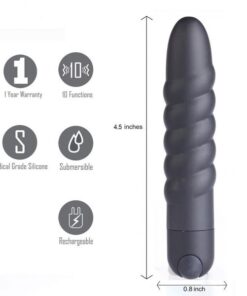 Lola Rechargeable Twisty Bullet Black