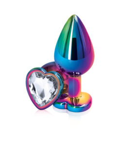 Rear Assets Mulitcolor Heart Medium Clear