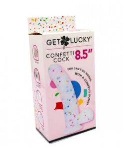 Shibari Get Lucky Confetti Cock 8.5in