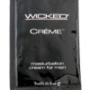 Wicked sensual care collection 0.1 oz creme to liquid masturbation cream for men packette - creme