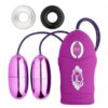Cloud 9 Dual Vibrating Pleasure Bullet Turbo Speed Purple
