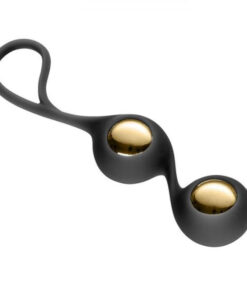 Duo Kegel Balls Black with Sleeve