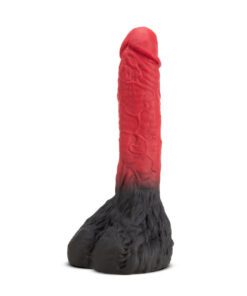 The Realm Lycan Lock-on Werewolf Dildo Red