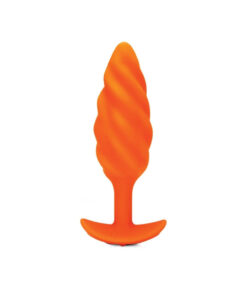 b-Vibe Swirl Texture Plug Orange