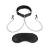 Lux Fetish Collar and Nipple Clips