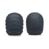 Le Wand Original Silicone Textured Covers Black Pack Of 2