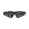 Ouch! Printed Eye Mask - Love Street Art Fasion - Black