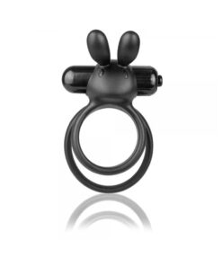 Ohare XL Vibrating Rabbit Double Ring Black