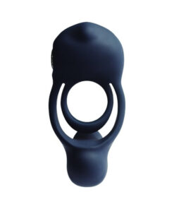 Vedo Roco Rechargeable Dual Motor Vibrating Ring - Just Black