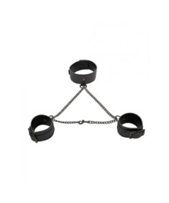 S&m Shadow Sparkle Collar And Cuff Set