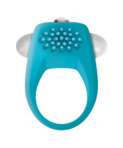 The Teal Tickler Vibrating Cock Ring