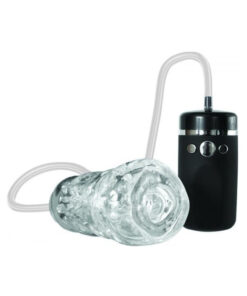 Vibrating & Sucking Blowjob Stroker Clear