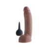 King Cock 9 inches Squirting Dildo Brown