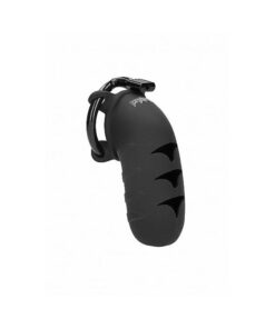 Mancage Chastity Model 08  4.2 inches Silicone Cock Cage Black