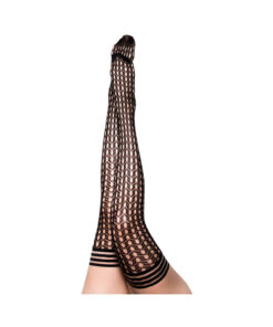 Kixies Mimi Black Fishnet Circles Size A