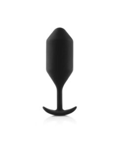 B-Vibe Snug Plug 4 Black 9oz Weight