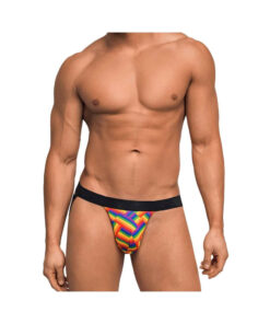 Pride Fest Contoured Pouch Jock Strap Rainbow S/M