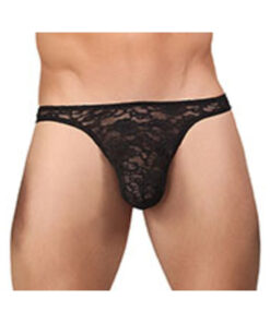 Bong Thong Stretch Lace Black Small/Medium