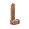 Au Naturel 9.5 Inches Dildo with Suction Cup Mocha Tan